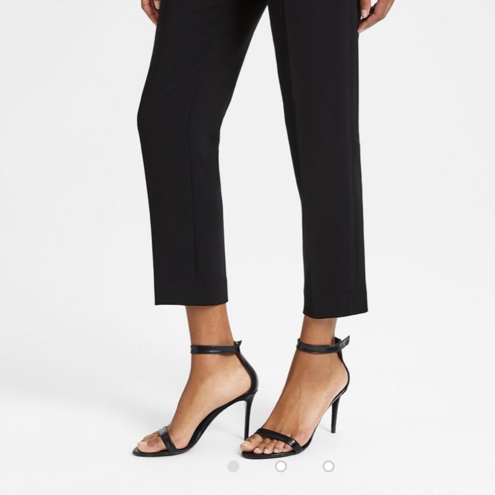 Theory Leather High Heel Sandal black/noir